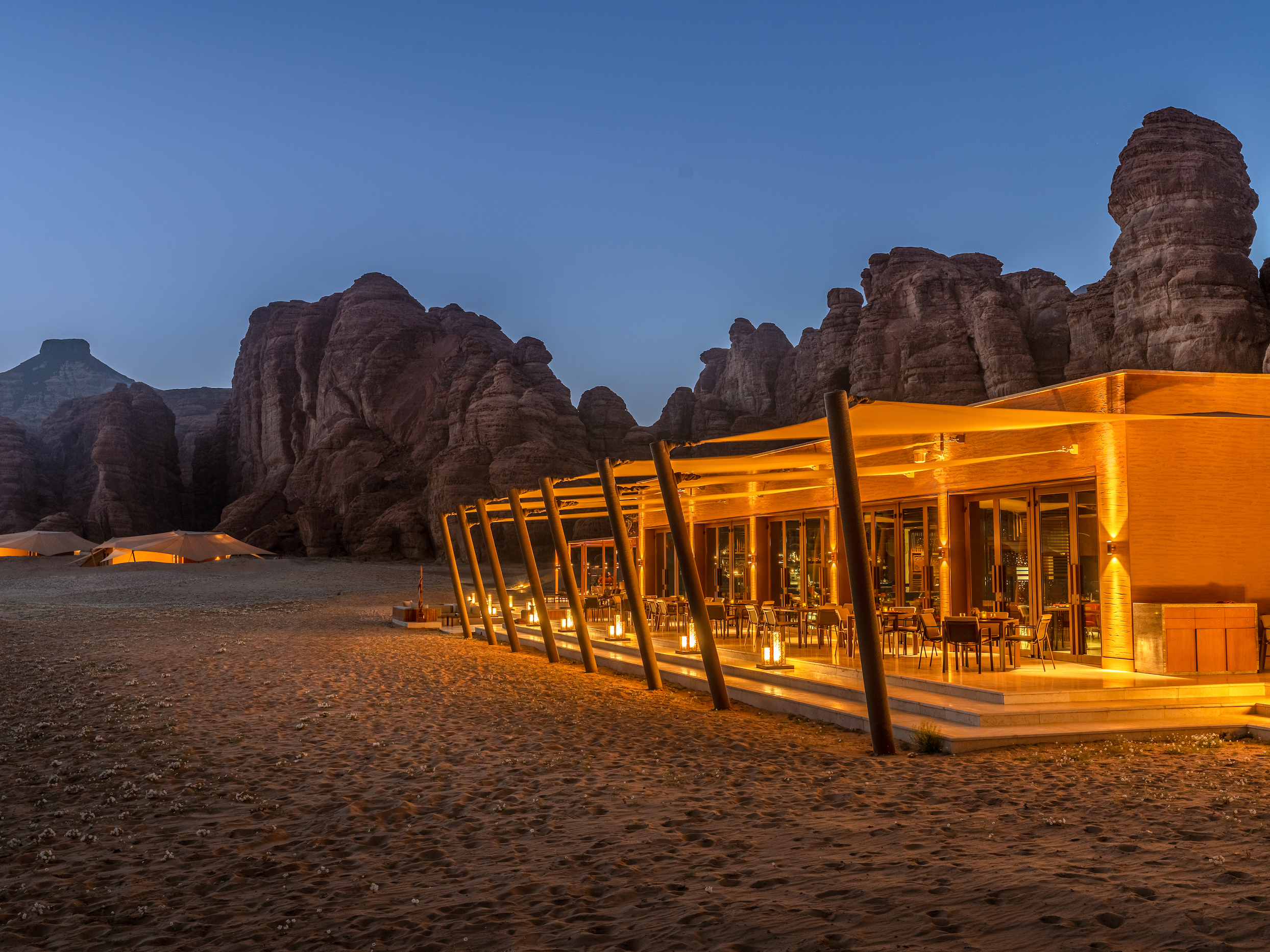 5-Star Banyan Tree AlUla at Night Time